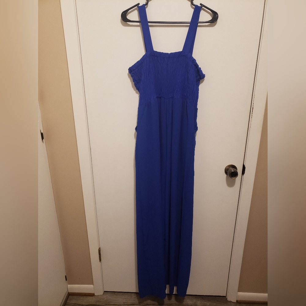 Cobalt blue jumpsuit
